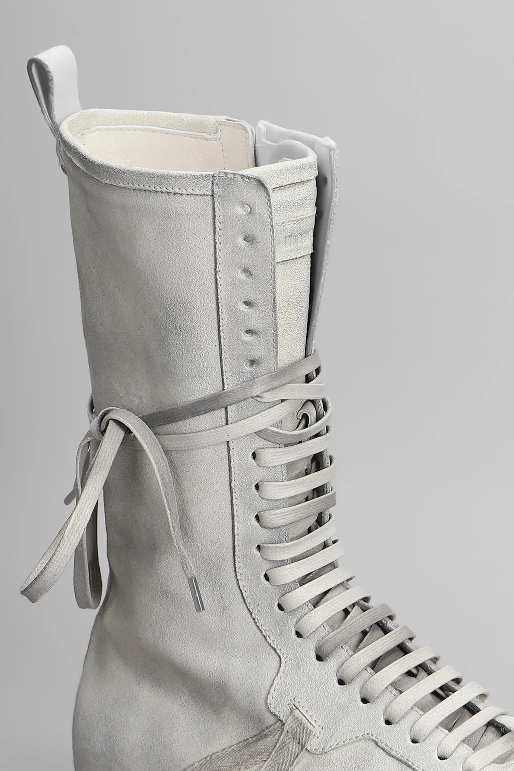 Ann Demeulemeester Logo Embossed Lace-Up Sneakers