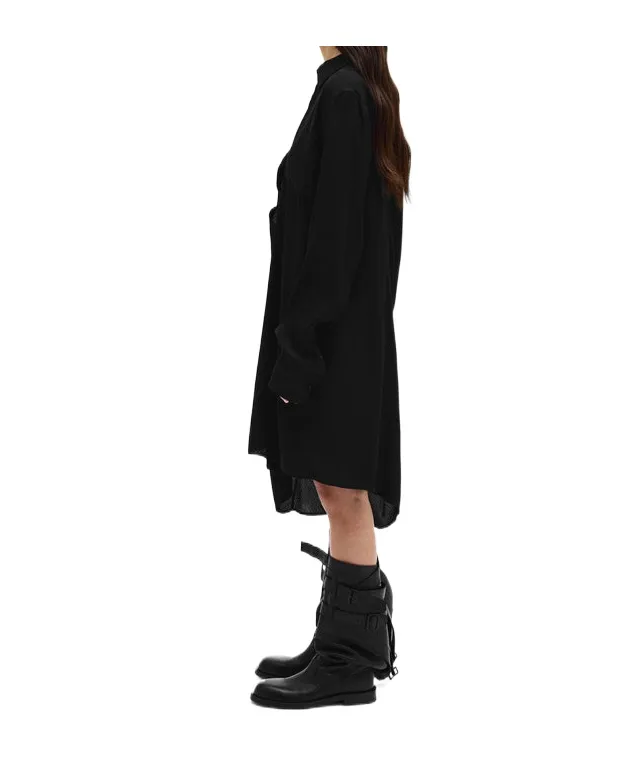 Halina Drop-Shoulder Shirt Dress