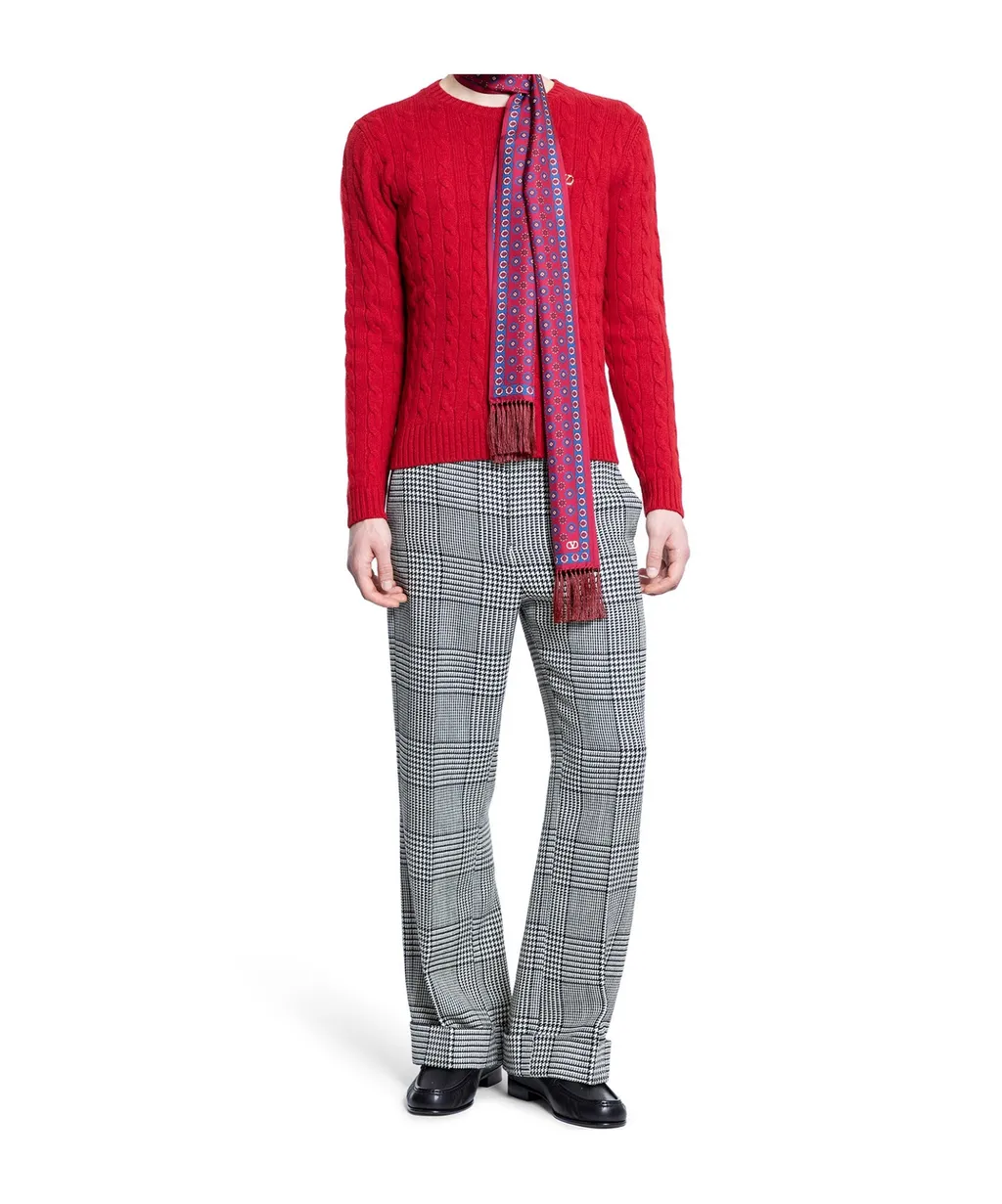 Vlogo Cable-Knit Sweater