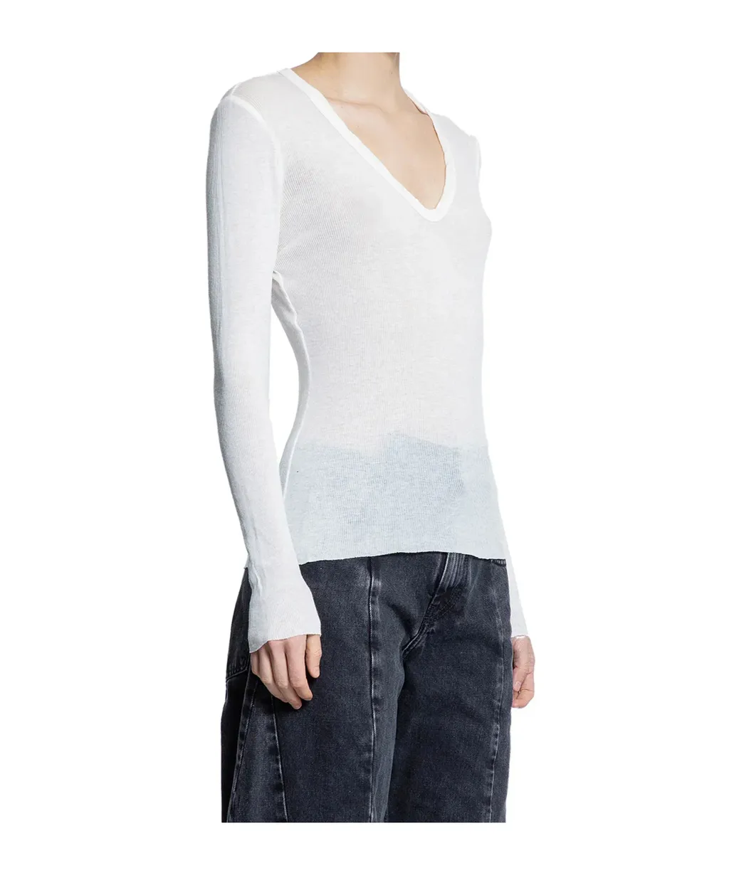 V-Neck Long-Sleeve T-Shirt