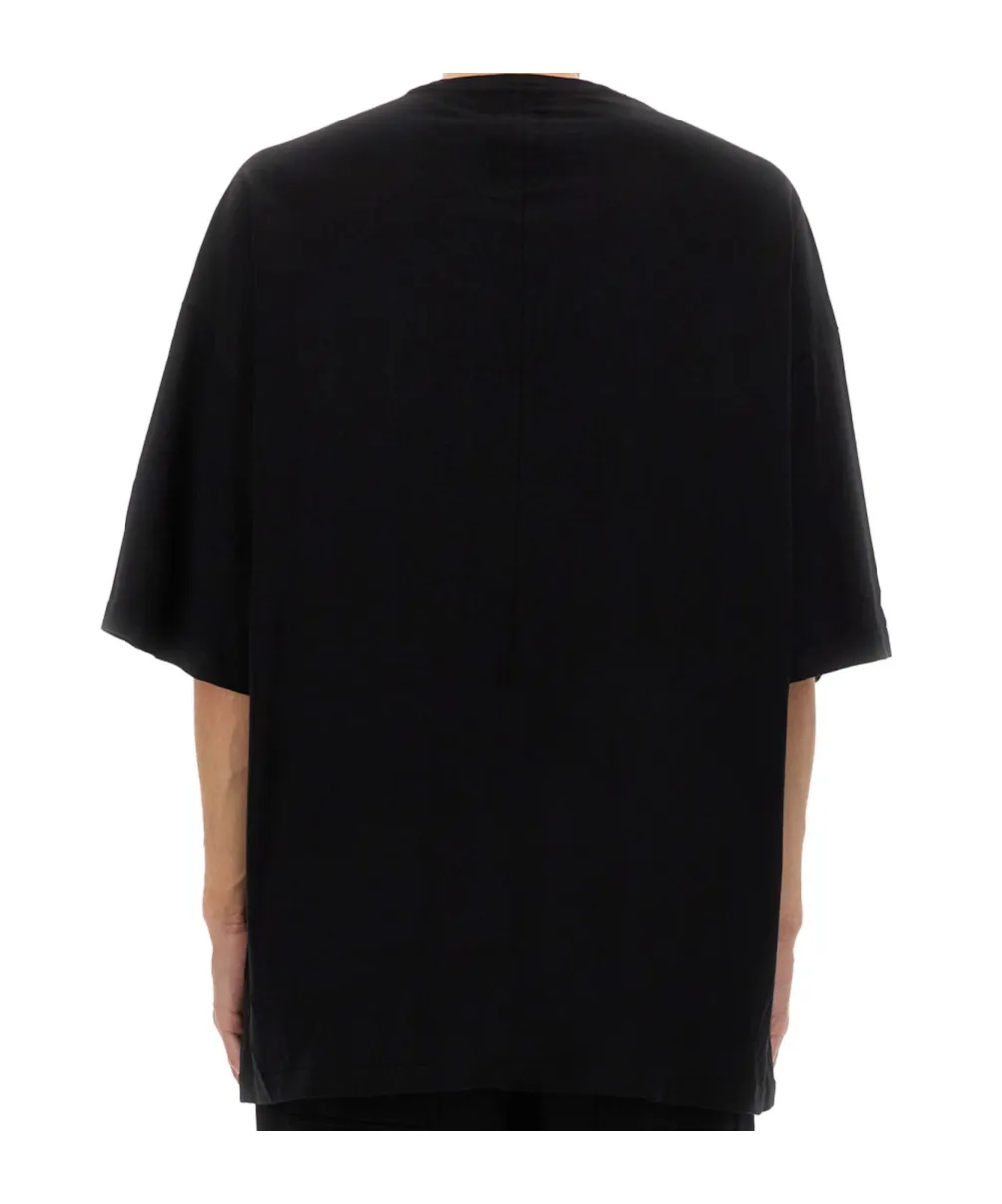 Rick Owens X Champion Text Printed Crewneck T-Shirt