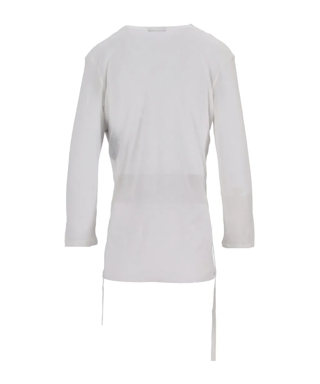 Ann Demeulemeester Trina Drawstring Crewneck T-Shirt