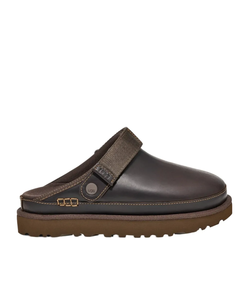 Back-Strap Leather Flat Pumps