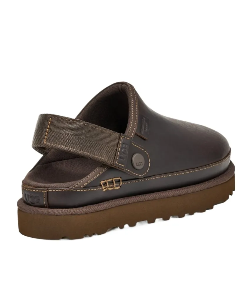 Back-Strap Leather Flat Pumps