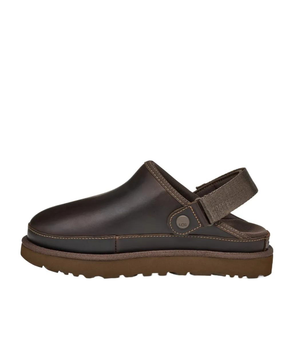 Back-Strap Leather Flat Pumps