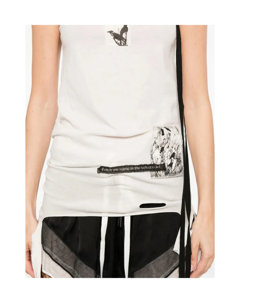 Ripped Detail Vest