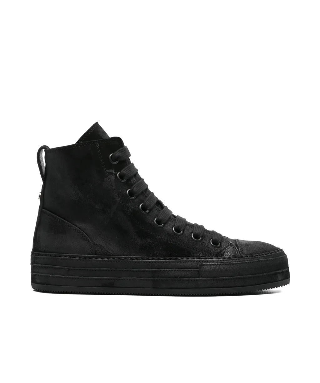 Coated-Finish Sneakers