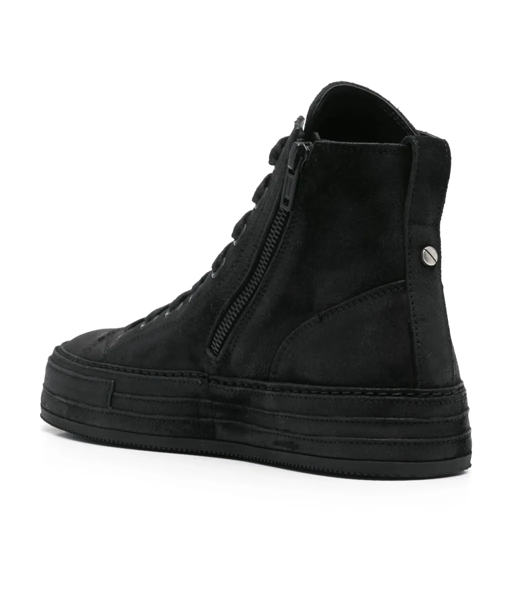 Coated-Finish Sneakers