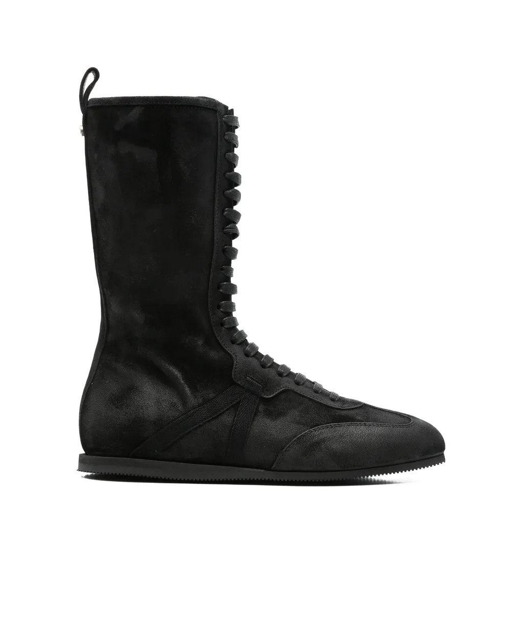 Ann Demeulemeester Lace-Up Boots