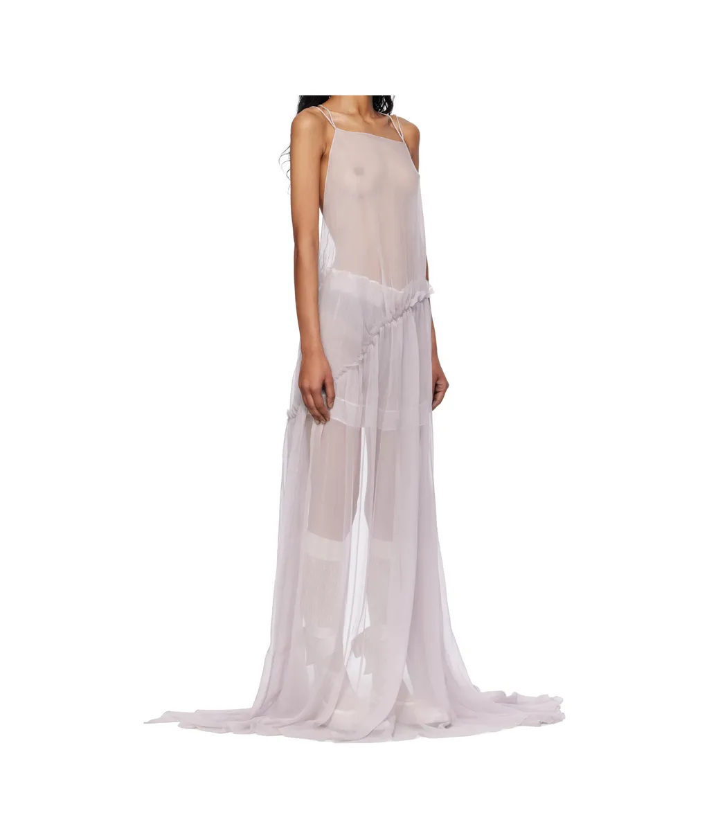 Ann Demeulemeester Neta Ruffle-Detailed Maxi Dress