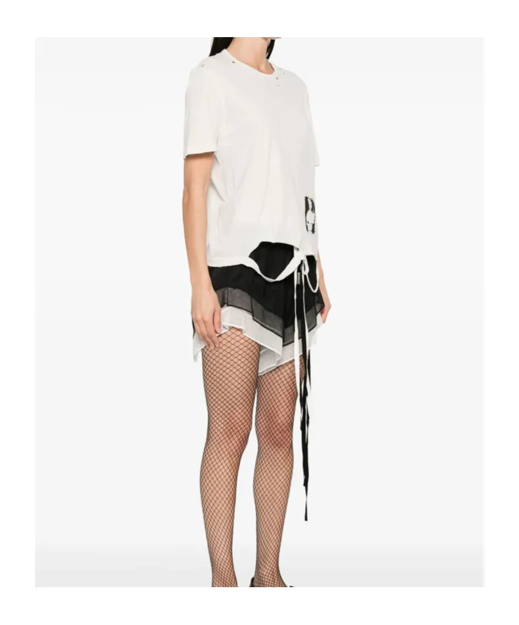 Ann Demeulemeester Distressed Crewneck T-Shirt