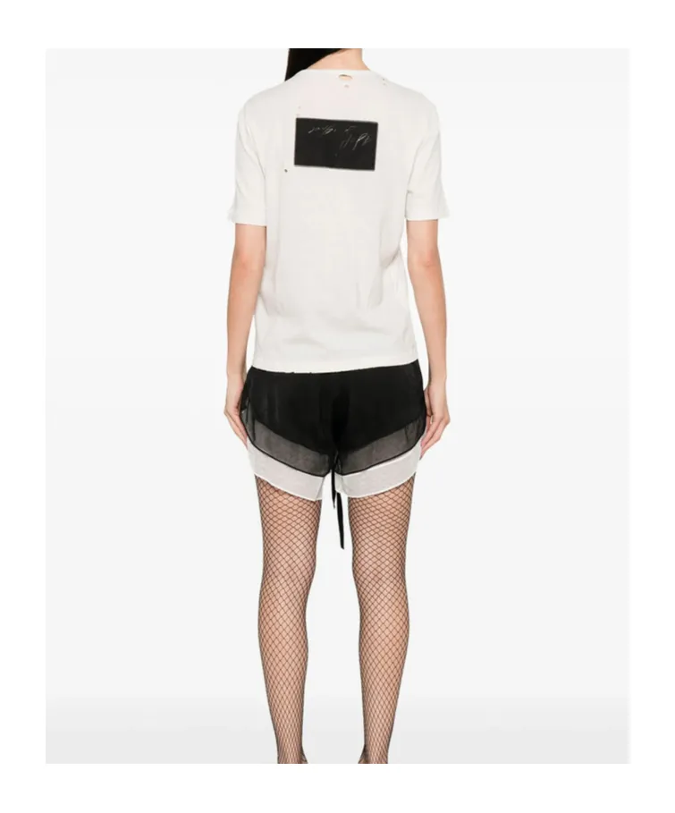 Ann Demeulemeester Distressed Crewneck T-Shirt