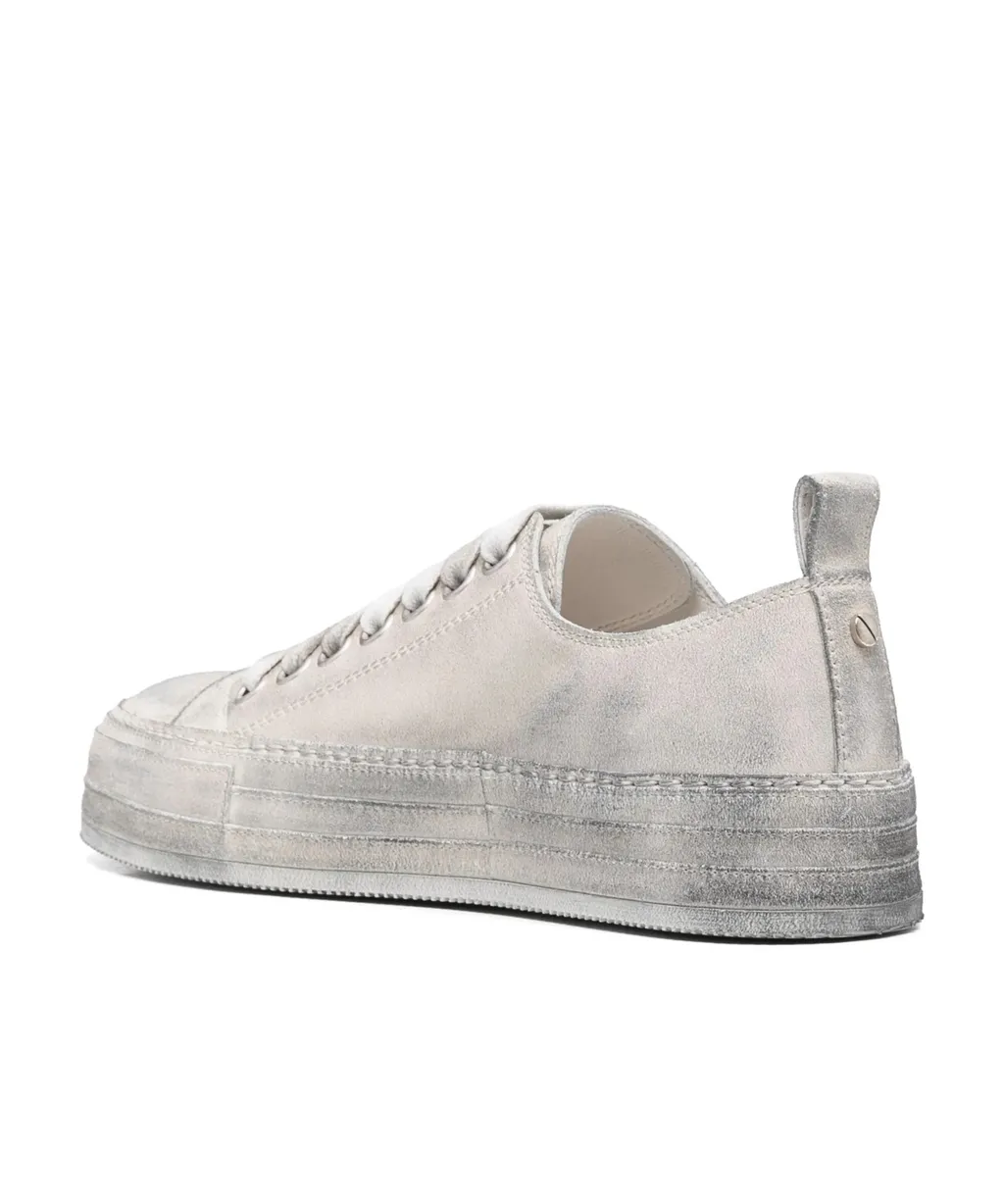 Distressed-Finish Sneakers
