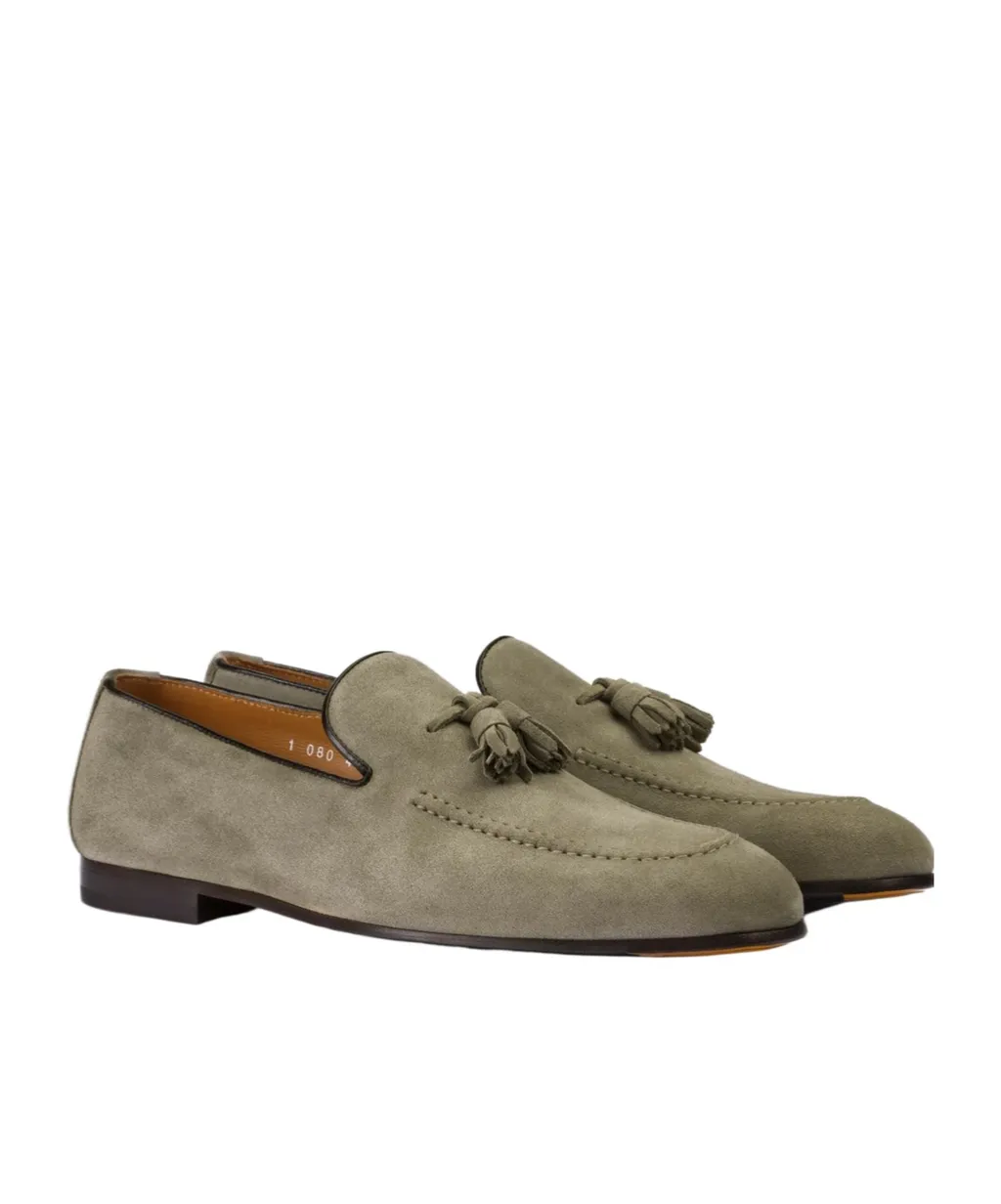 Doucal's Tassel-Detailed Round Toe Loafers