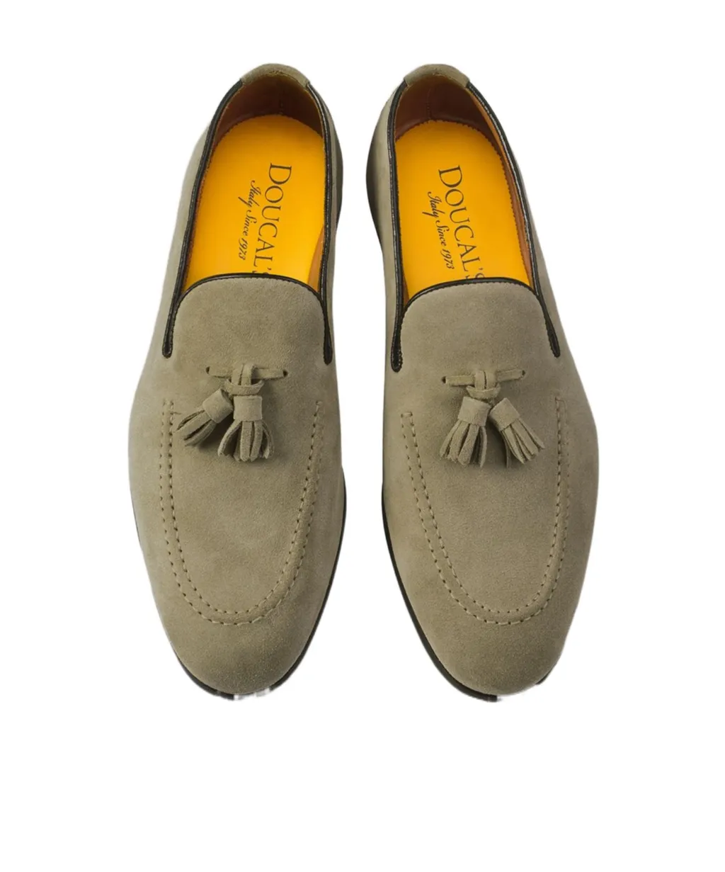 Doucal's Tassel-Detailed Round Toe Loafers