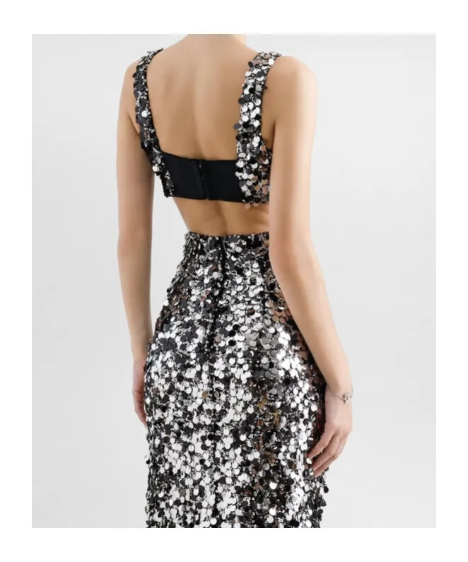 Dolce & Gabbana Sequined Bralette Top