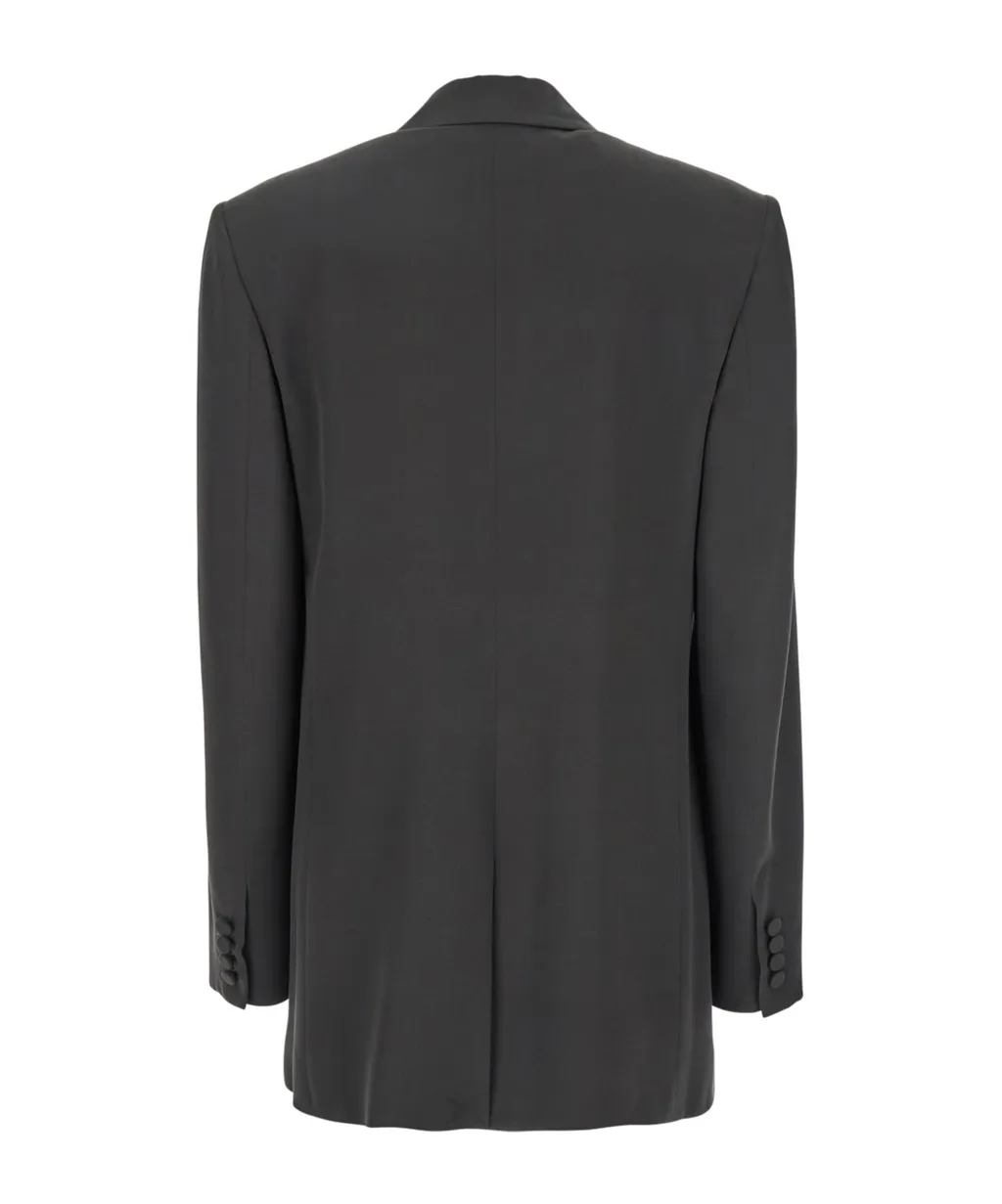 Saint Laurent Single-Breasted Long-Sleeved Blazer