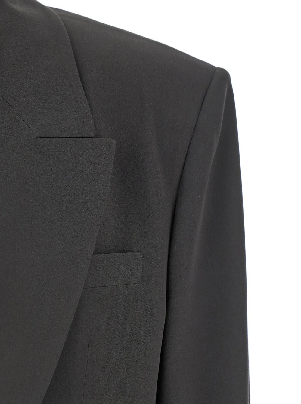 Saint Laurent Single-Breasted Long-Sleeved Blazer