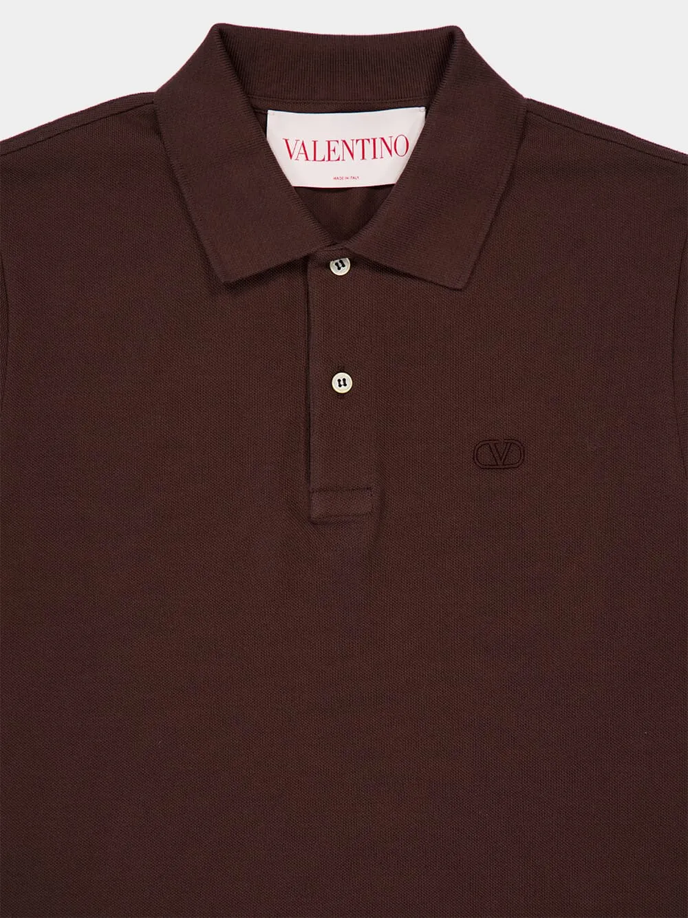 Valentino Logo Embroidered Short-Sleeved Polo Shirt