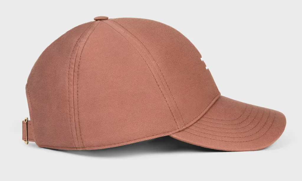Triomphe Baseball Cap In Gabardine Coton Washed