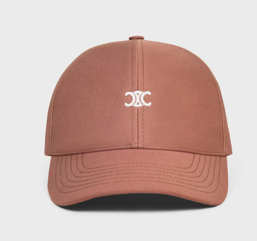 Triomphe Baseball Cap In Gabardine Coton Washed