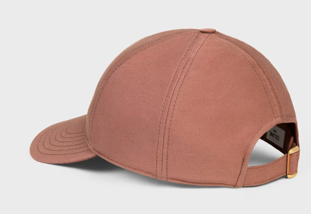 Triomphe Baseball Cap In Gabardine Coton Washed