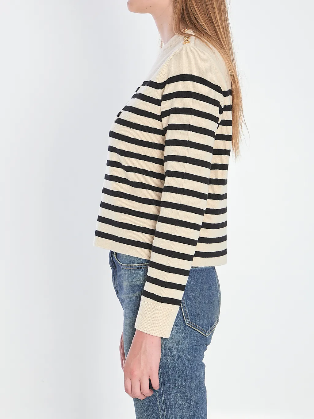 Crew Neck Sweater In Wool Cashmere