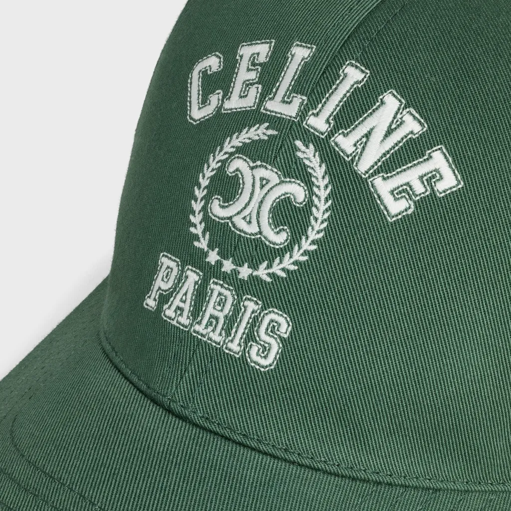 University Baseball Cap In Gabardine Coton Washed