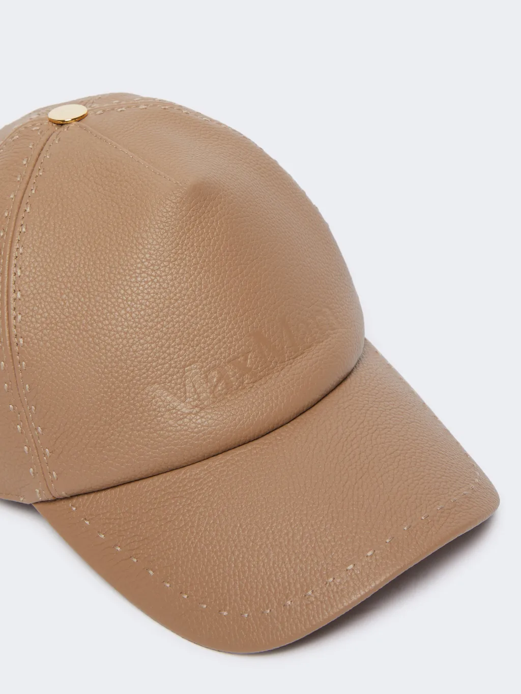 Leather Baseball Cap