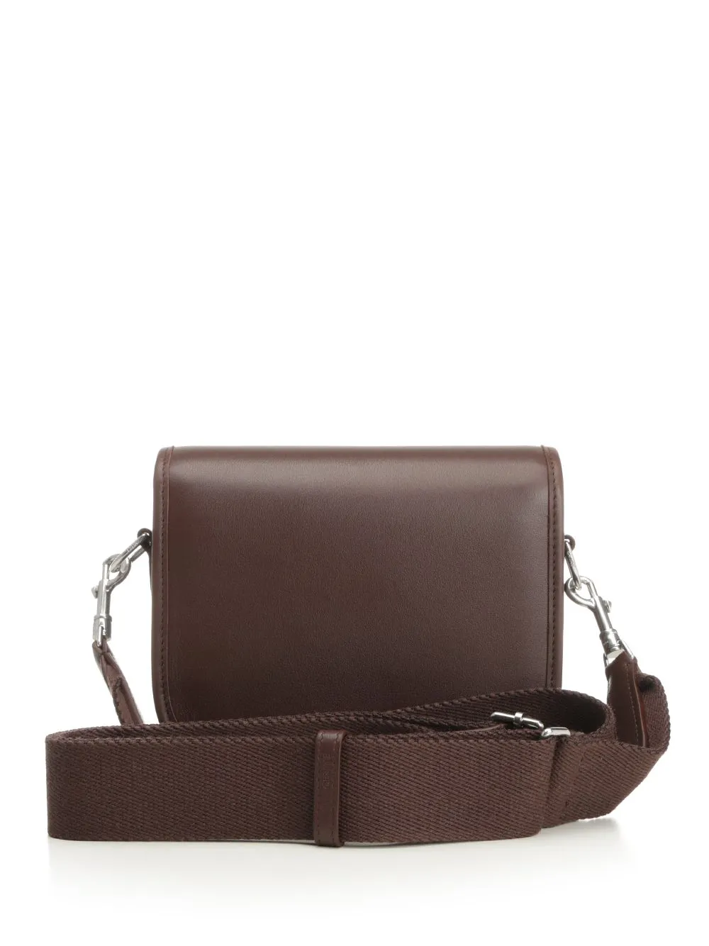 Small Besace Strap Triomphe In Supple Natural Calfskin