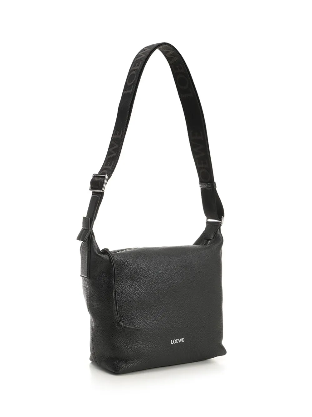 Loewe Cubi Logo Embossed Small Crossbody Bag