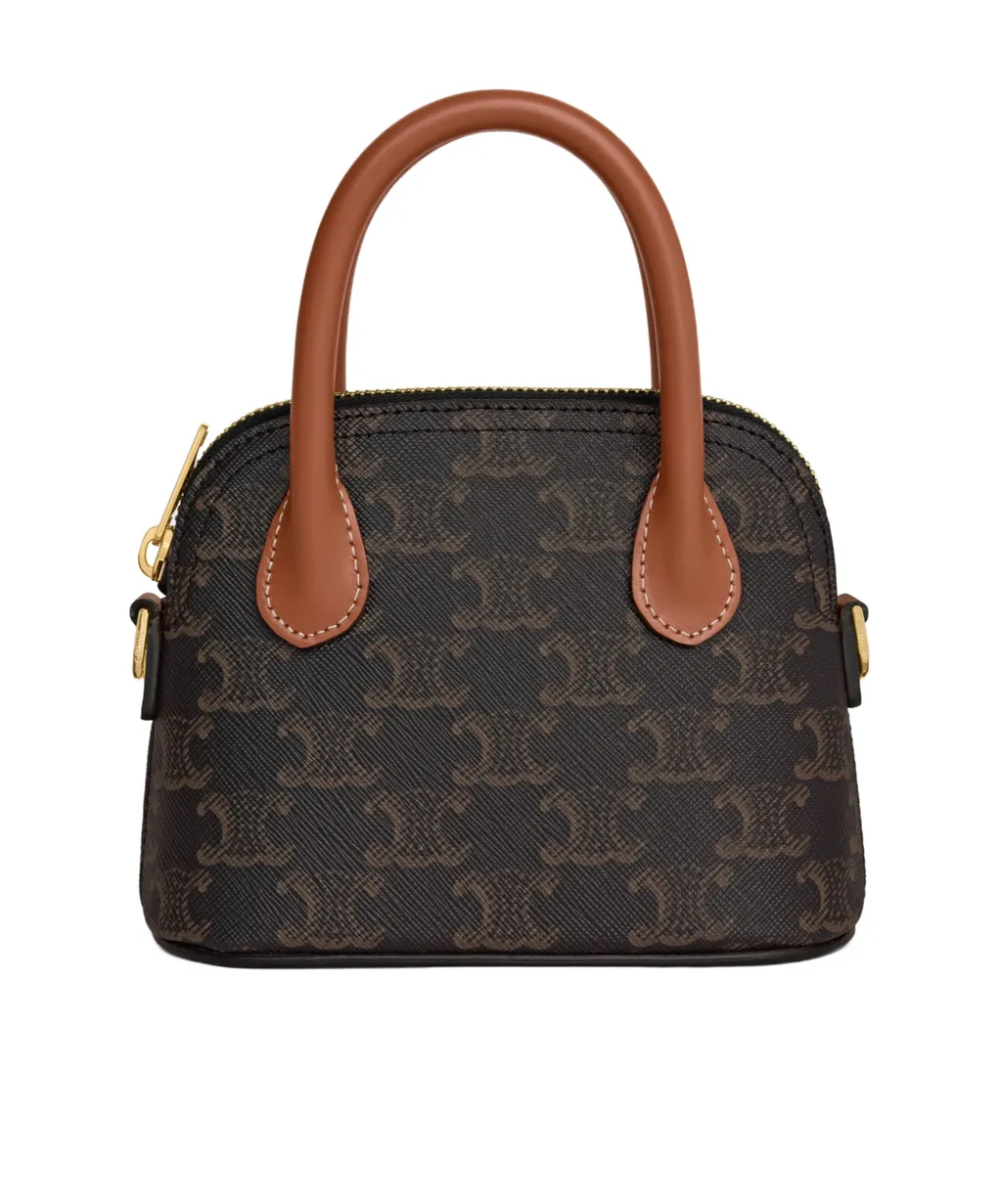 Mini Honorine In Triomphe Canvas And Calfskin