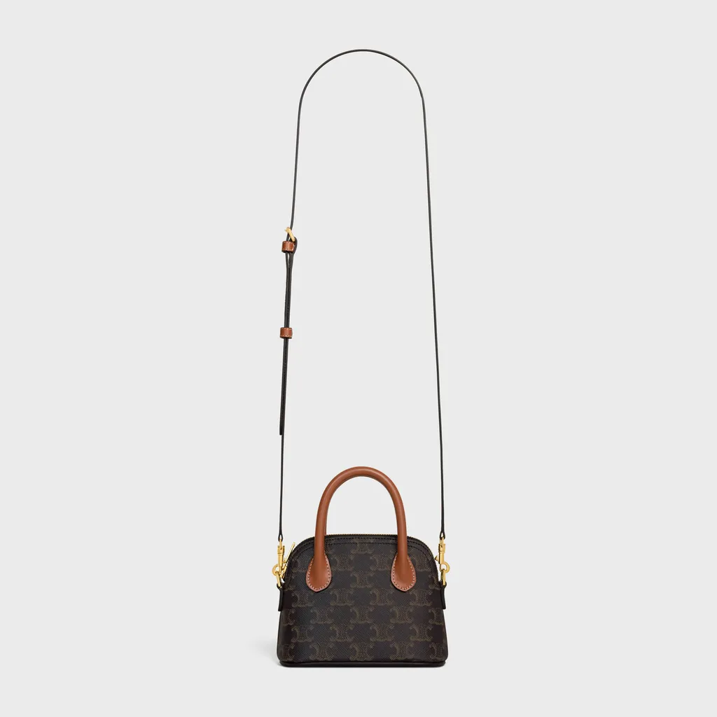 Mini Honorine In Triomphe Canvas And Calfskin