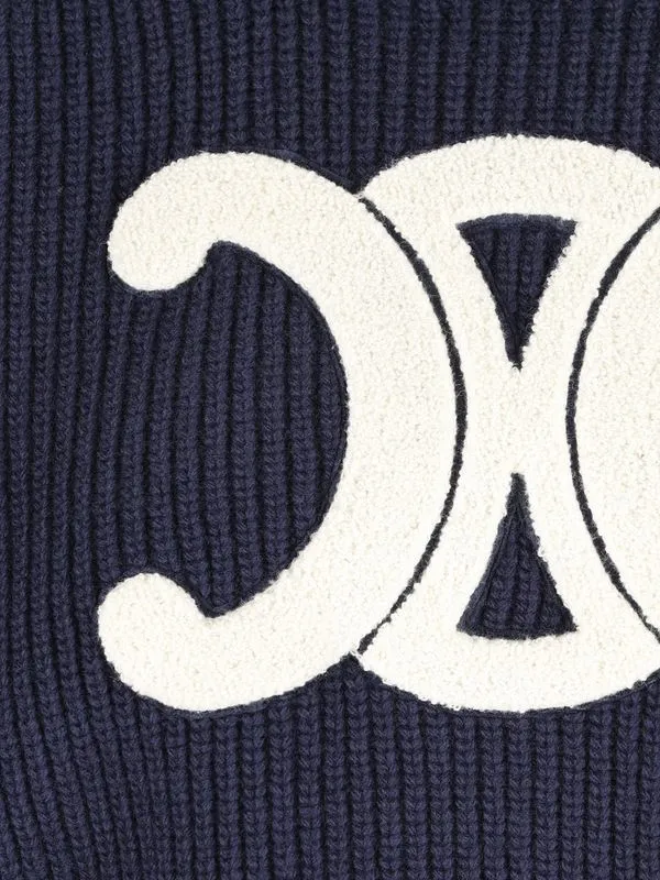 Crew Neck Sweater In Ribbed Wool