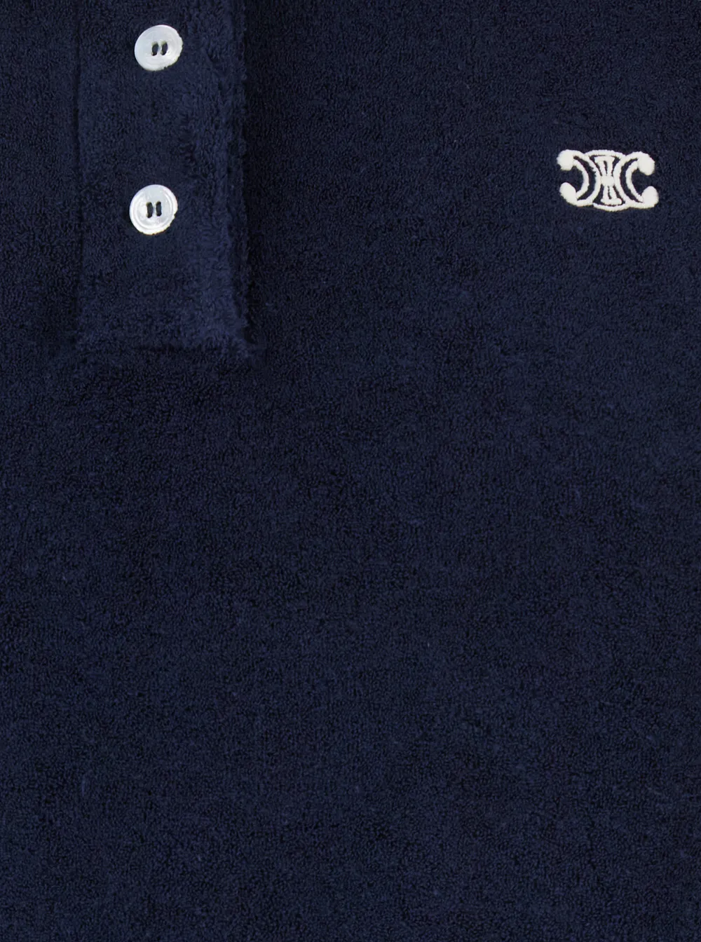 Mini Polo Dress In Terry Cotton