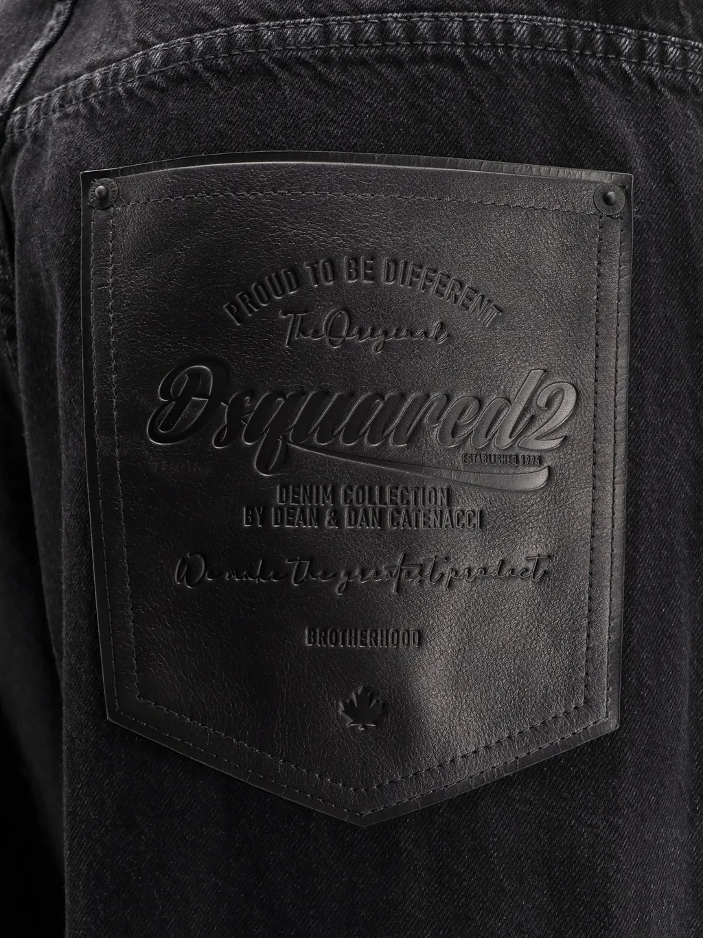 Dsquared2 Logo Patch Loose Fit Jeans