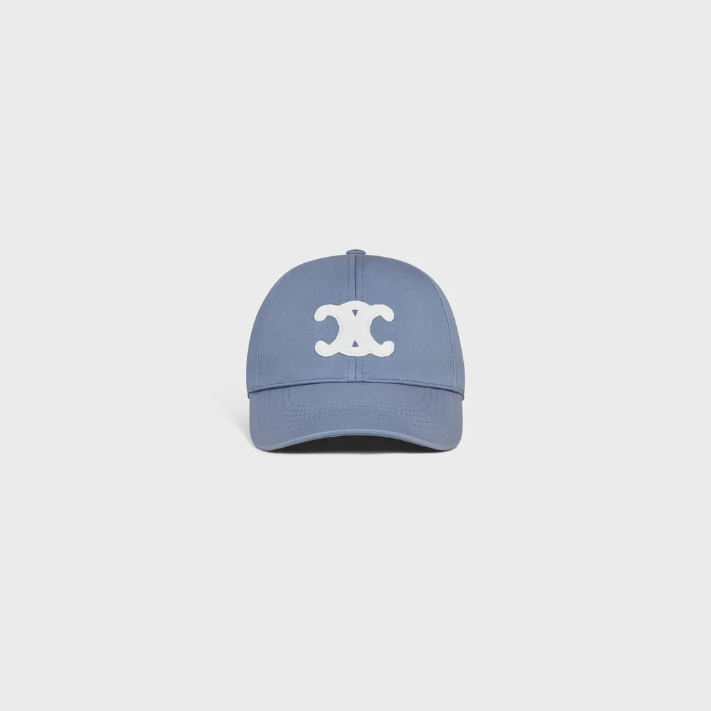 Triomphe Baseball Cap In Cotton Gabardine