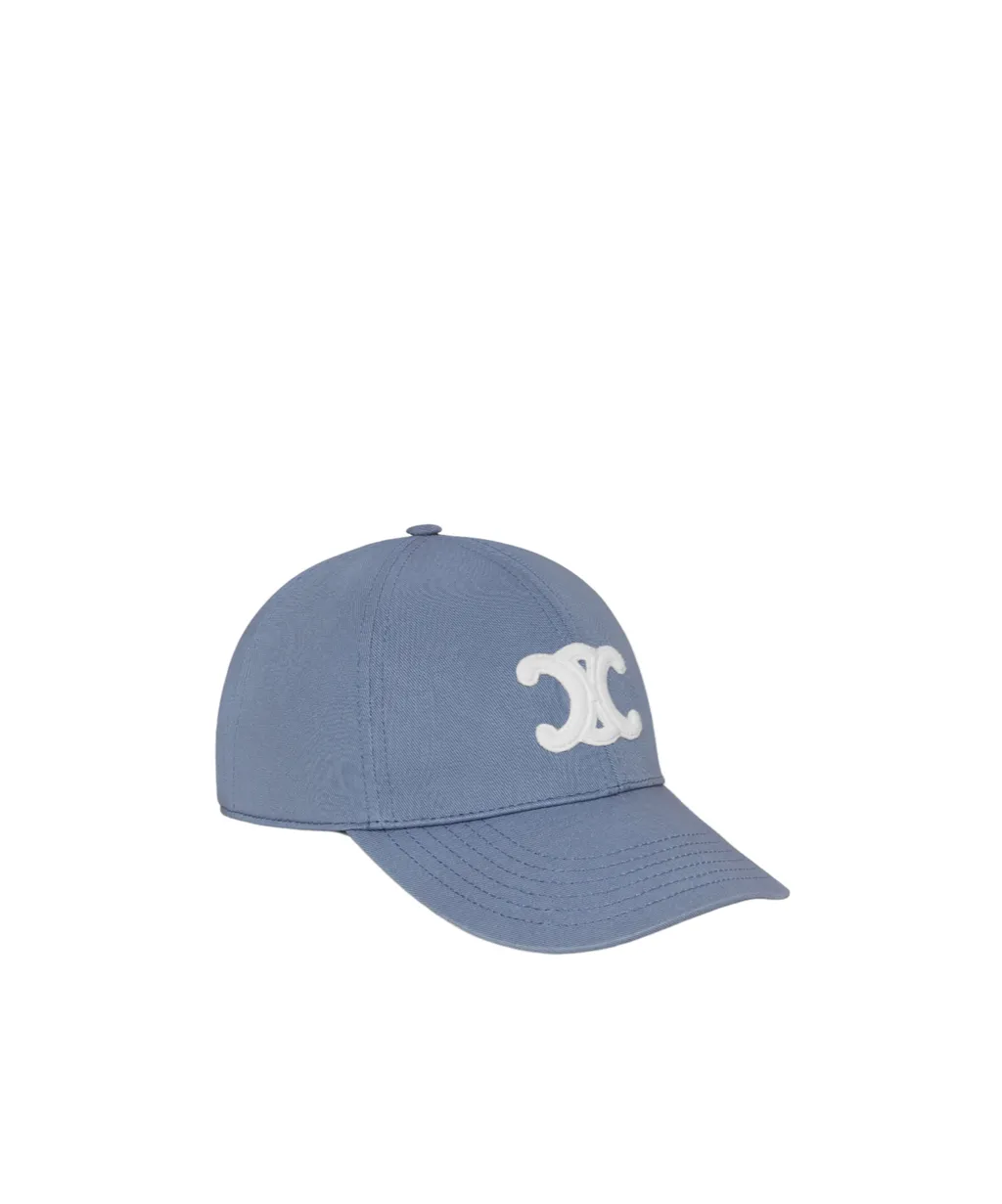 Triomphe Baseball Cap In Cotton Gabardine