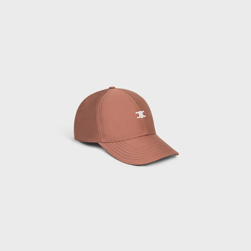 Triomphe Baseball Cap In Gabardine Coton Washed