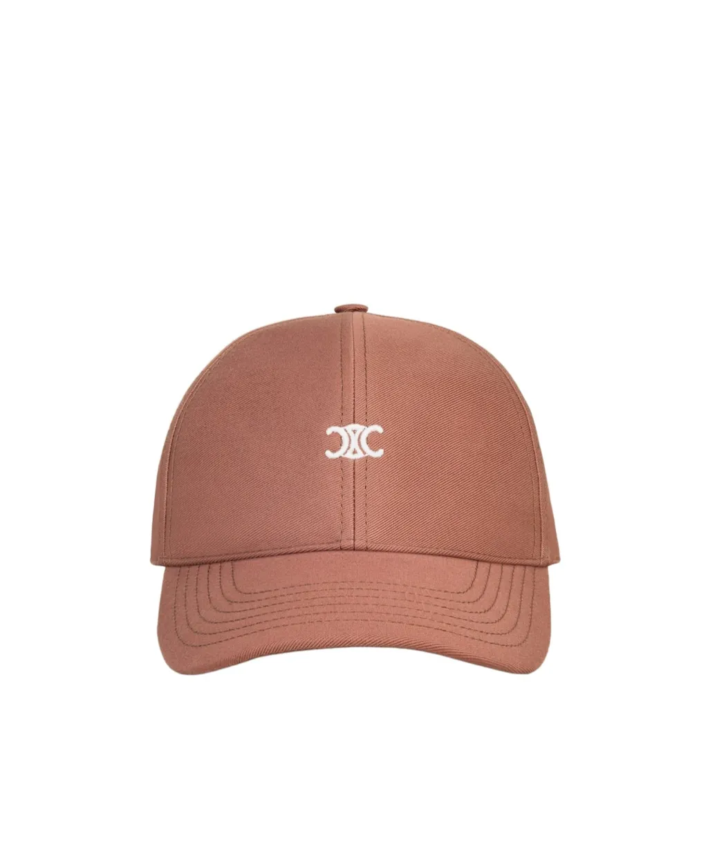 Triomphe Baseball Cap In Gabardine Coton Washed