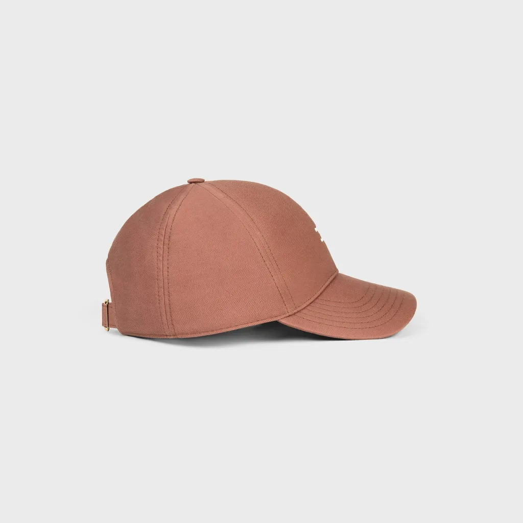 Triomphe Baseball Cap In Gabardine Coton Washed