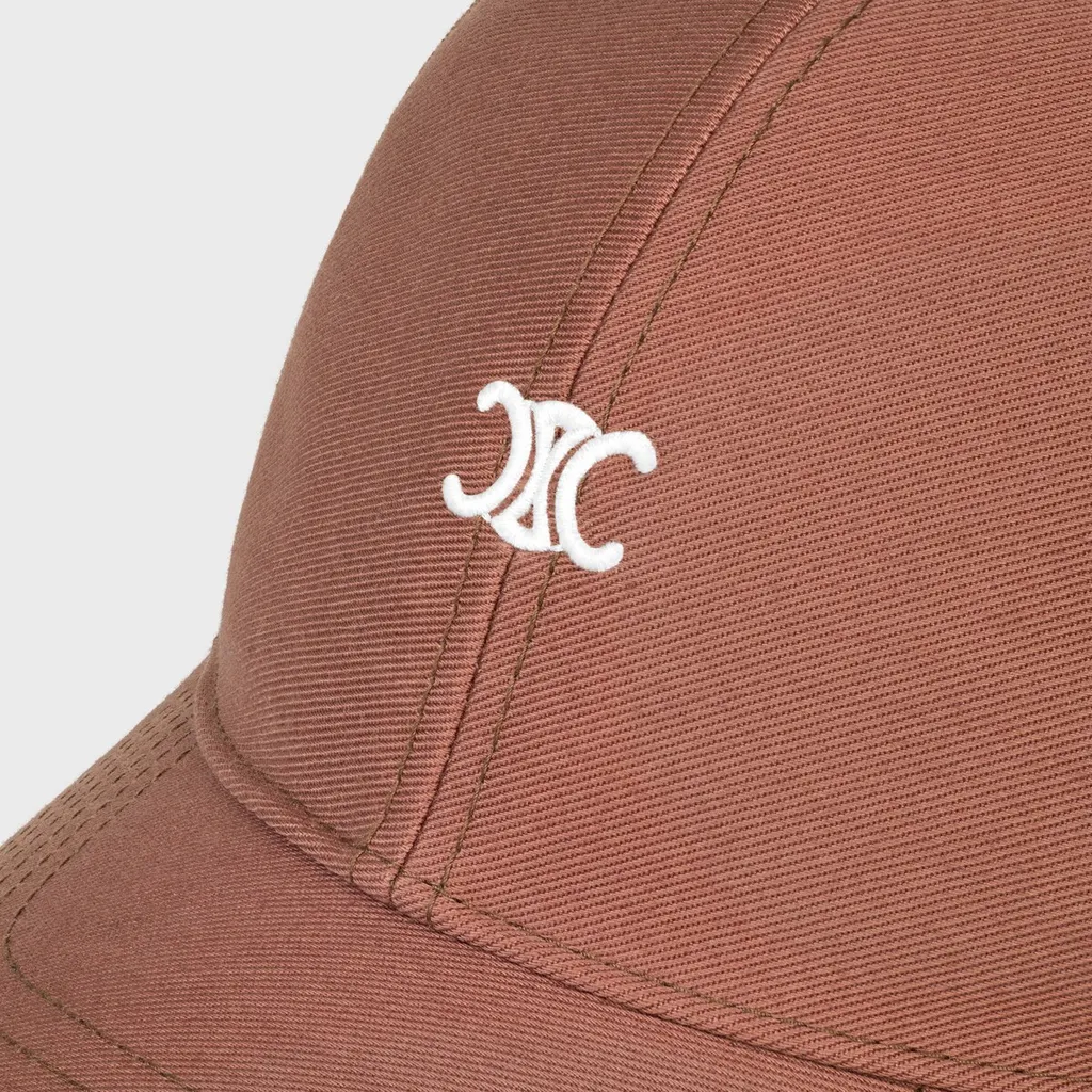 Triomphe Baseball Cap In Gabardine Coton Washed