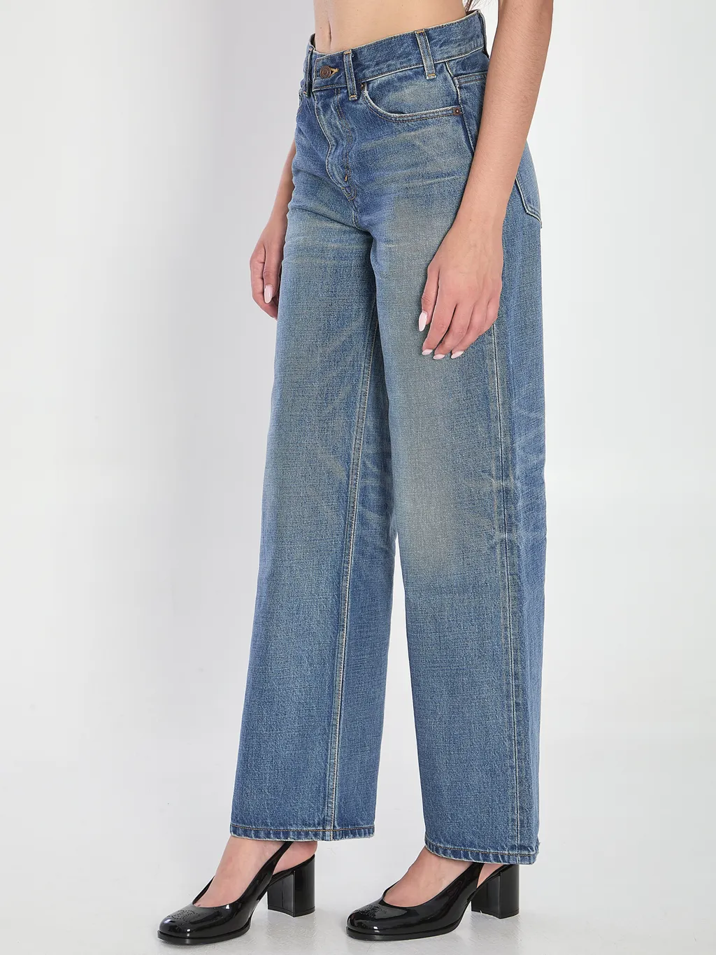 Jolene Jeans In Cotton Denim