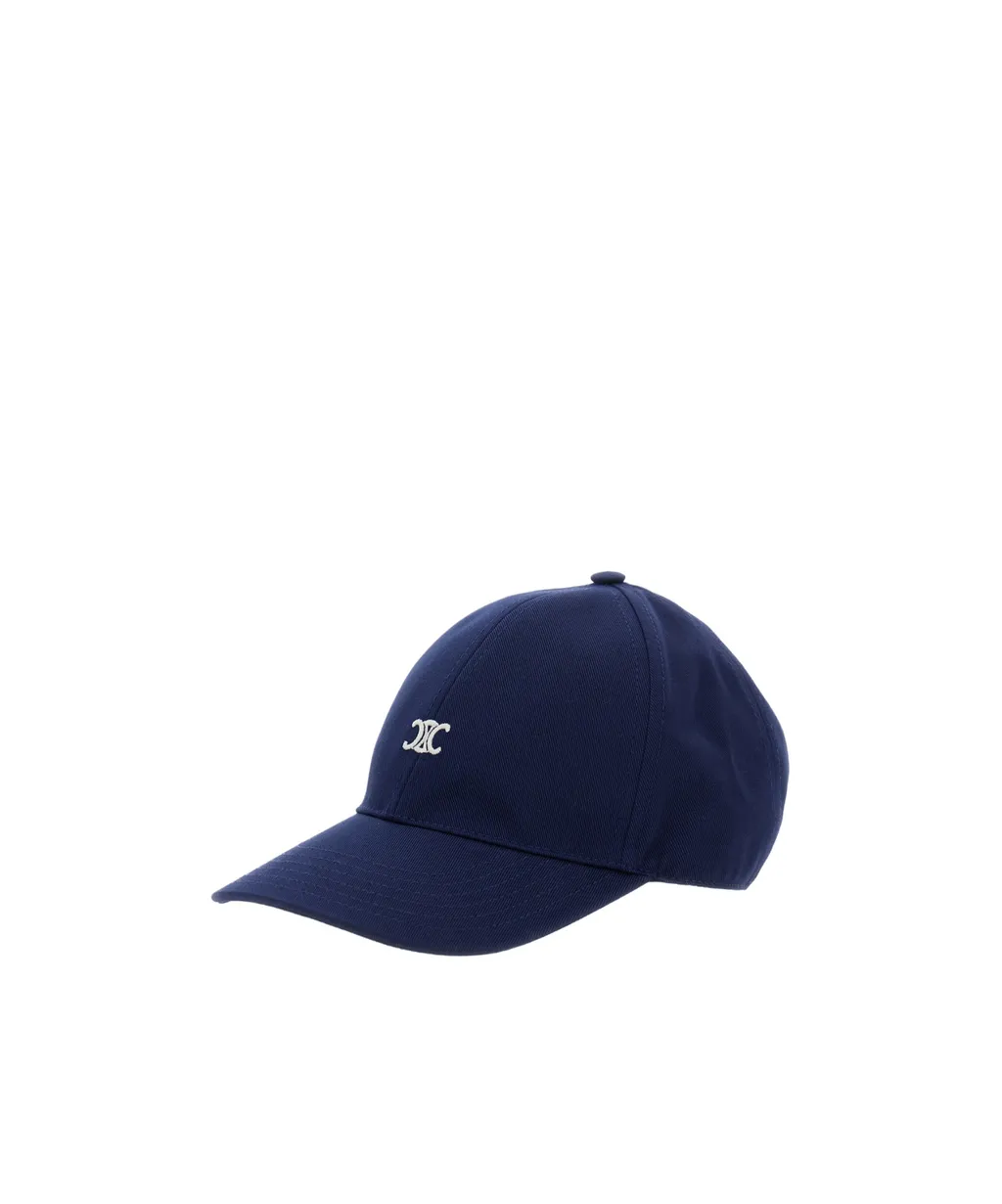 Triomphe Baseball Cap In Gabardine Coton Washed