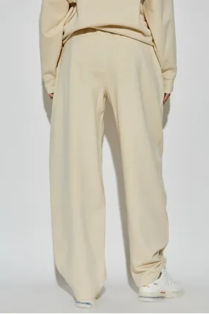 Drawstring Wide-Leg Trousers