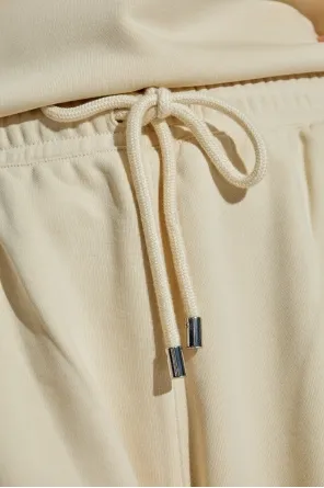 Drawstring Wide-Leg Trousers