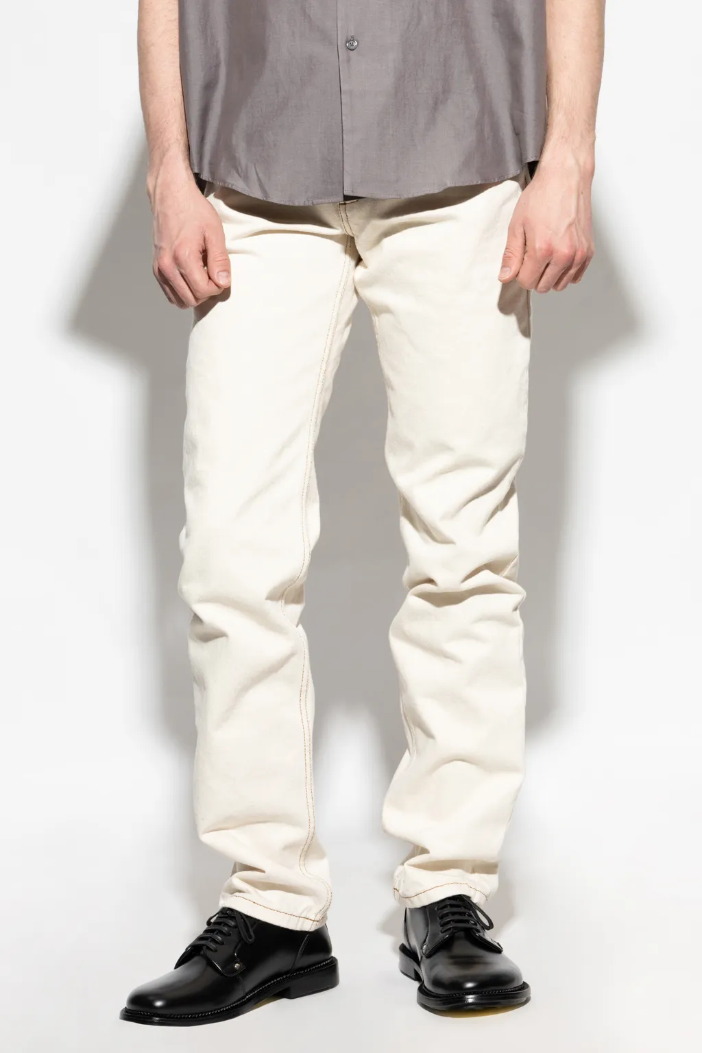 Ami Paris Contrast Stitch Jeans