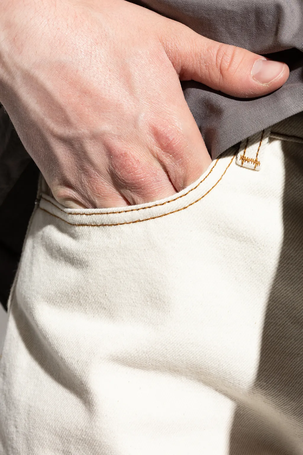Ami Paris Contrast Stitch Jeans