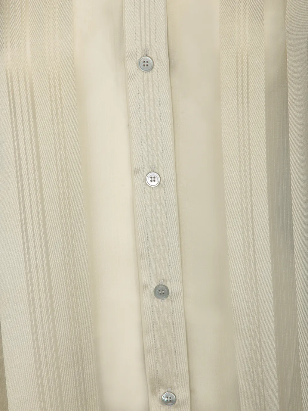 Stella Mccartney Oversized Sheer Striped Panelled Shirt