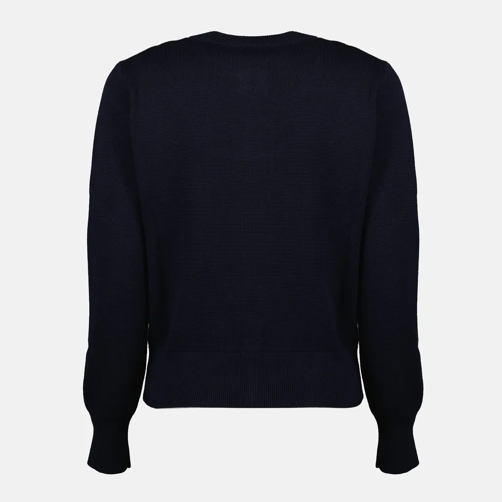 Ami Paris Ami De Coeur Knitted Cardigan